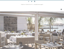 Tablet Screenshot of miramar-plage.fr